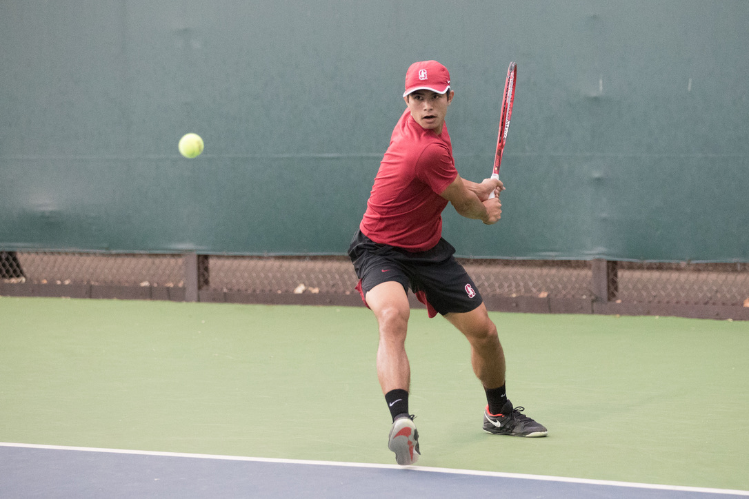 Tennis action
